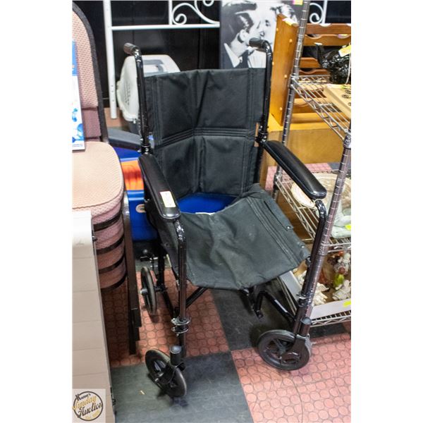 ALUMINUM FOLDING TRANSPORT CHAIR