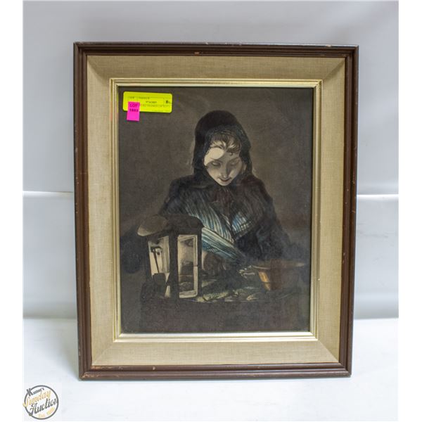 SILK PICTURE FRAMED (18”X15”)