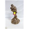 Image 1 : VINTAGE CERAMIC COUPLE IN LOVE BRONZE COLOR ENAMEL