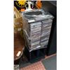Image 1 : CD RACK WITH VARIOUS CDS
