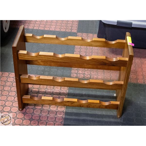 SMALL VINTAGE WINE RACK H-14.5"