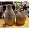 Image 1 : 2 LEOPARD PRINT FLOOR VASES