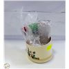 Image 1 : 4 MINI COLOR GLASS WINE GLASSES