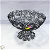 Image 1 : VINTAGE BLACK WIRE FRUIT BOWL: 13-INCH SPIRAL META