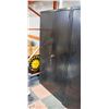 Image 1 : LARGE BLACK METAL STORAGE CABINET
