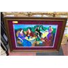 Image 1 : MORNING SOCIAL PRINT FRAMED BY ITZCHAK TARKAY