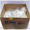 Image 1 : LOT OF CLEAR GLASSES & DISHES