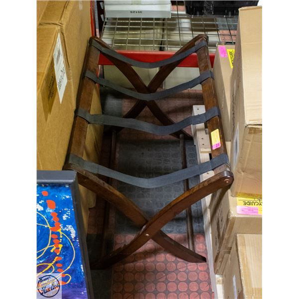 FOLDING SUITCASE STAND/RACK- 26" X 20" X 19"