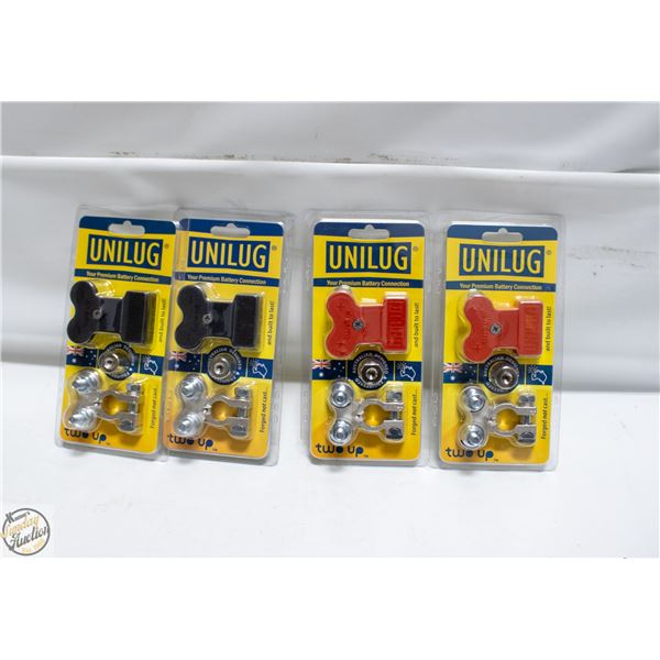 SET OF 2 UNI LUG BATTERY CLAMP DOWNS FOR BATTERY-