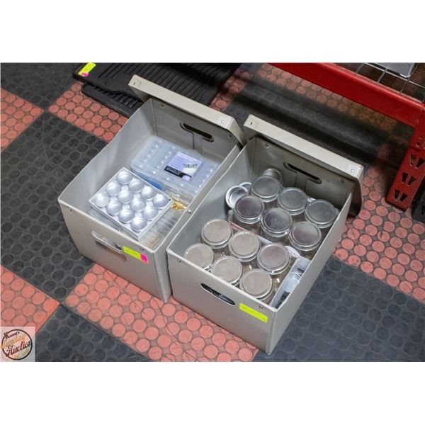 2 BOXES - JEWEL SUPPLY STORAGE