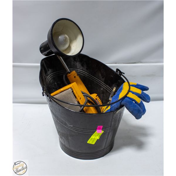 SANDER W/ COAL BUCKET & MORE