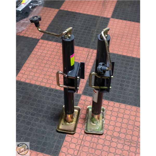 TWO 5000 LB TRAILER JACKS - NEW
