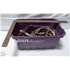 Image 1 : BOX WITH BOOSTER CABLES AND 2 SQUARES