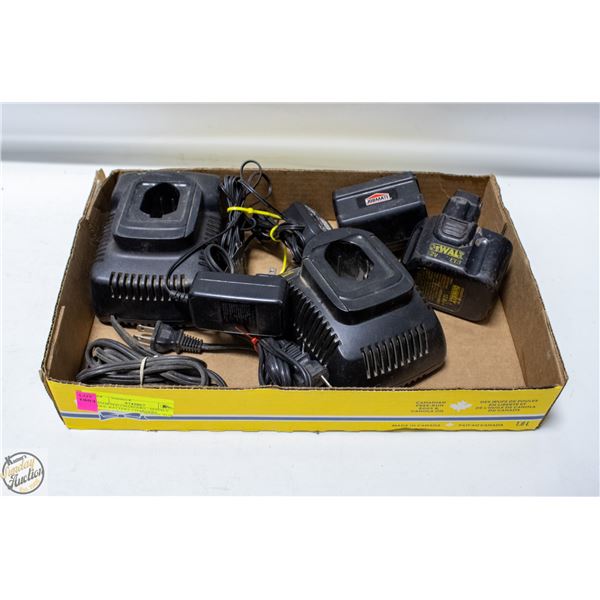 ASSORTED CHARGERS - MAINLY TOOL BATTERY CHARGERS