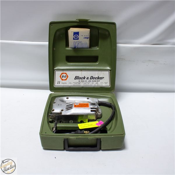 BLACK AND DECKER JIGSAW WITH CASE