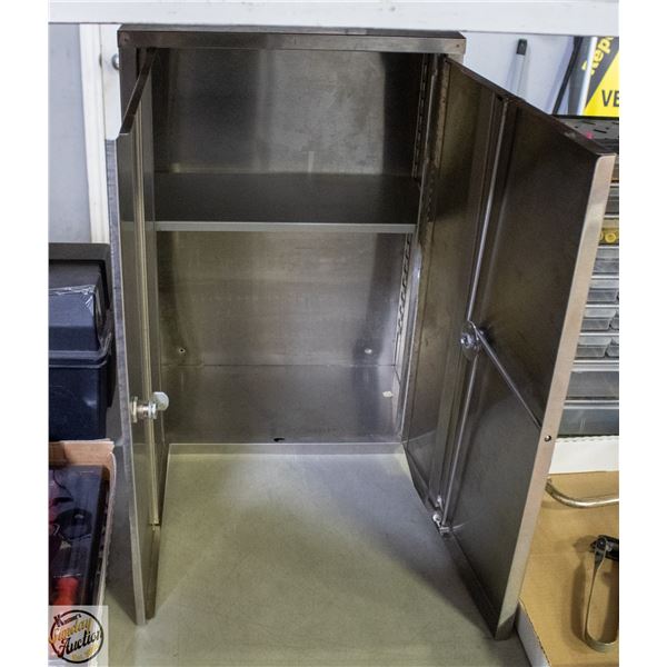 ESTATE SOLID METAL WALL CABINET H-24" W-8.5" L-16"