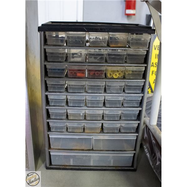HARDWARE ORGANIZER WITH CONTENTS