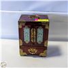 Image 1 : ORIENTAL THEMED SMALL UPRIGHT JEWELRY BOX
