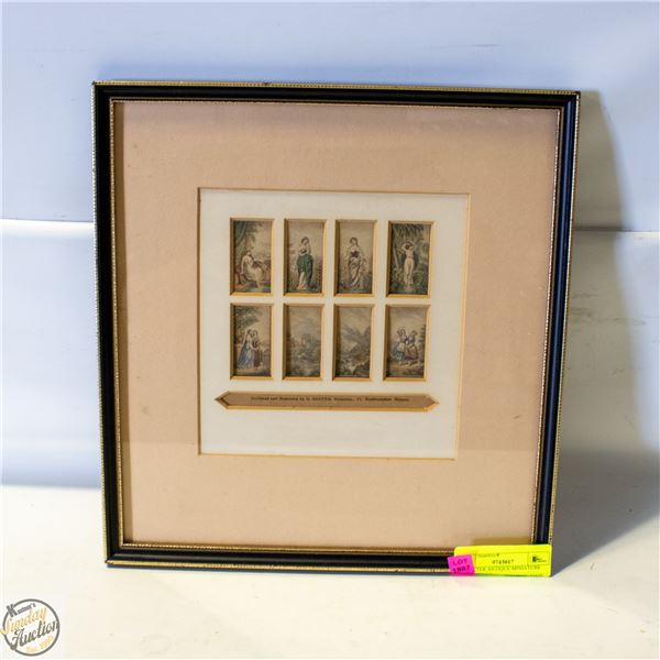 G. BAXTER ANTIQUE MINIATURE ENGRAVINGS
