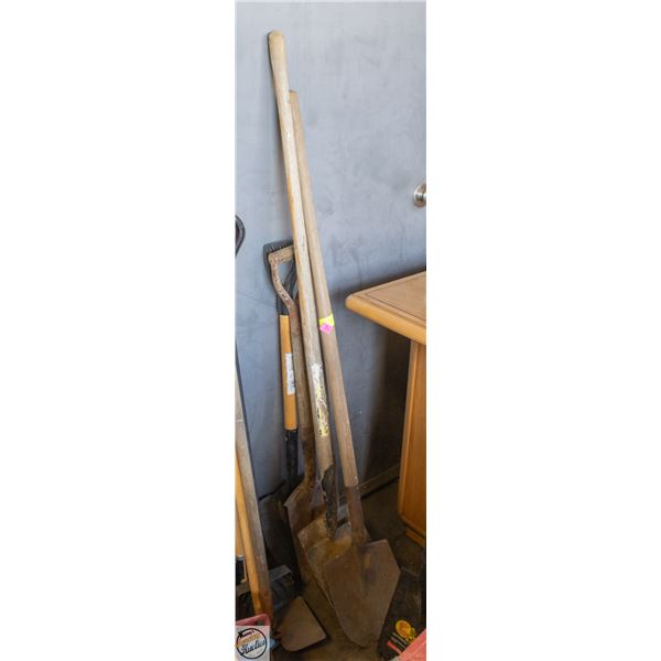 LOT OF SHOVELS
