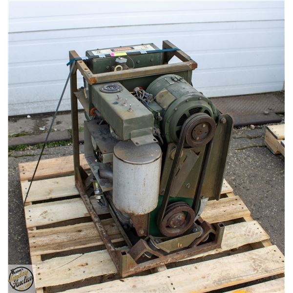 CANADIAN MILITARY - BRITISH MADE DIESEL GENERATOR