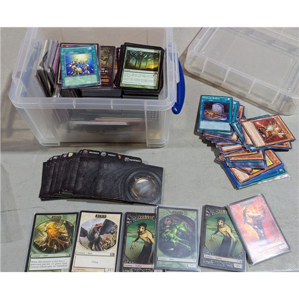 Lot of Trading/Playing Cards w/ Magic the Gathering & Yu-Gi-Oh!