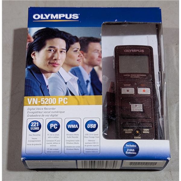 Olympus VN-5200 PC Digital Voice Recorder