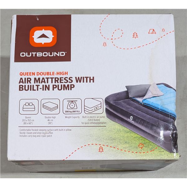 Outbound Queen Inflatable Mattress