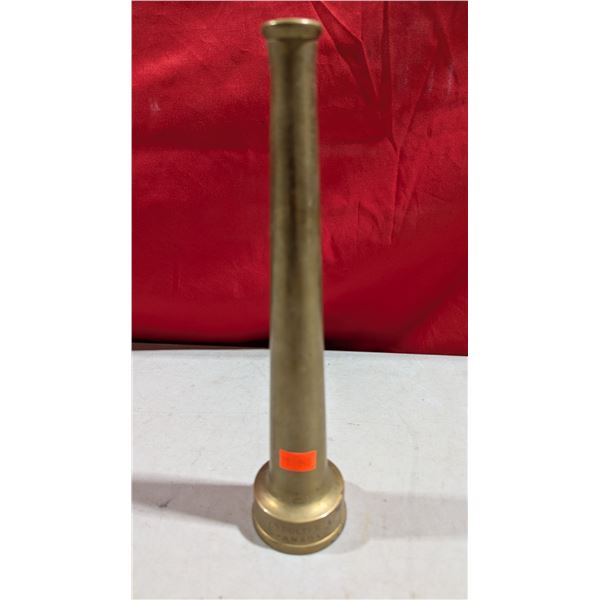 VTG Coulter Canada Brass Fire Hose Nozzle