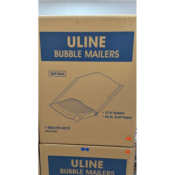 ULINE Bubble Mailer Bags 100 Count