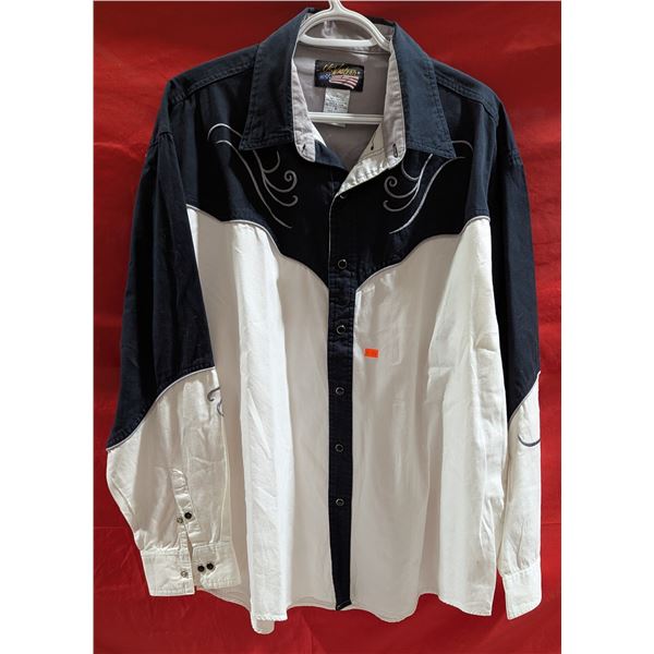 US Western Men's Western Snap Shirt