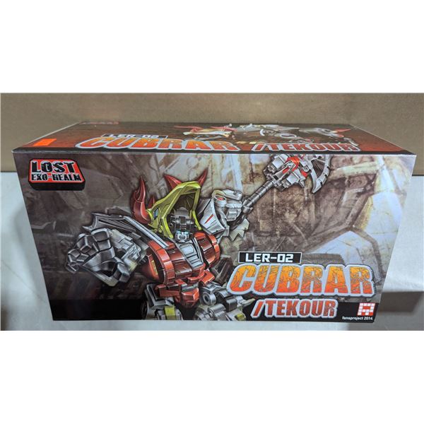 2014 FansProject Lost Exo-Realm LER-02 Cubrar w/ Tekour Triceratops Figure