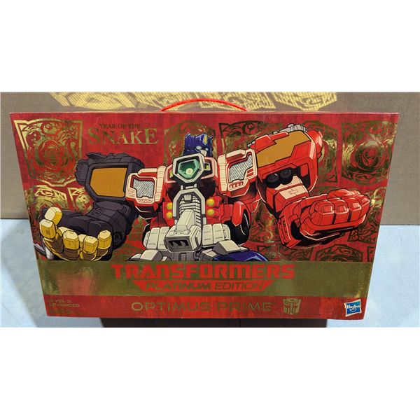 2013 Hasbro Transformers Platinum Edition Year of the Snake Optimus Prime