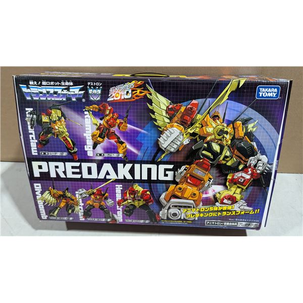 2010 Takara Tomy Transformers G1 Predaking Reissue 5-Figure Combiner Gift Set