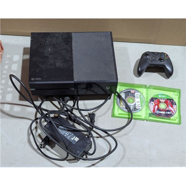 Xbox One Original Console w/ Controller, Power Supply & 2 Games