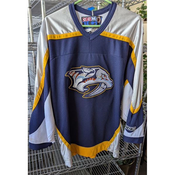 VTG CCM Nashville Predators Blank NHL Hockey Jersey