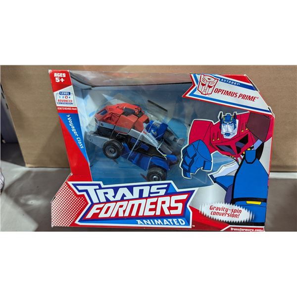 2008 Hasbro Transformers Animated Voyager Class Optimus Prime