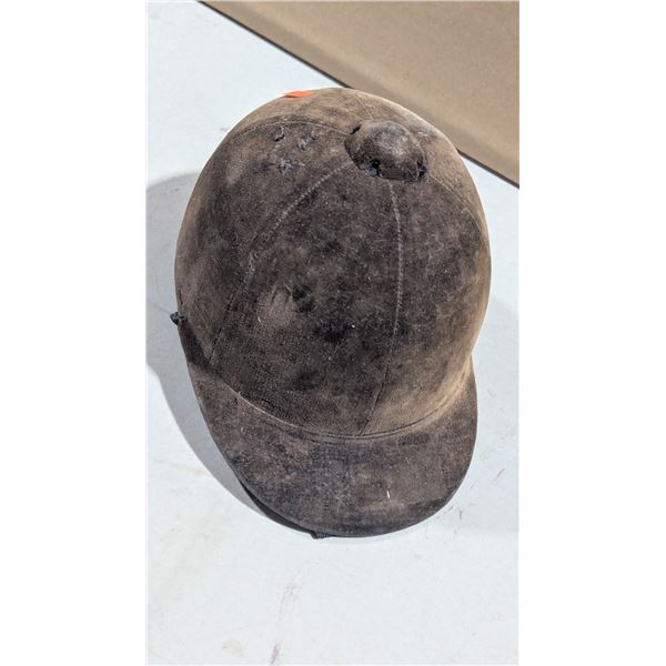 VTG Velvet Equestrian Hunt Cap Riding Helmet