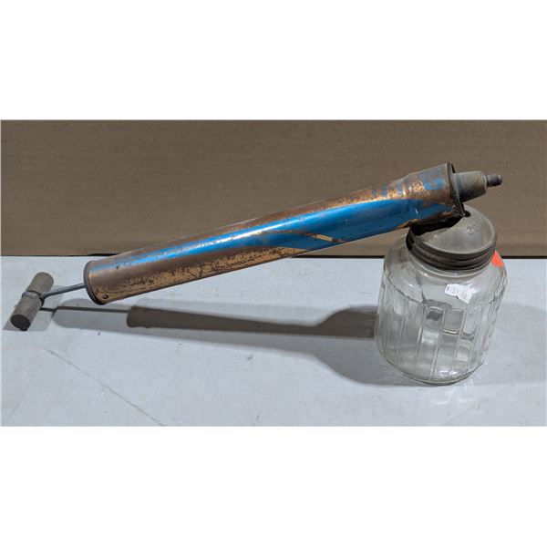 VTG Glass Jar Hand Pump Insecticide Bug Sprayer / Atomizer