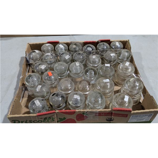 VTG Glass Telephone/Telegraph Insulator Collection w/ Hemingray & More