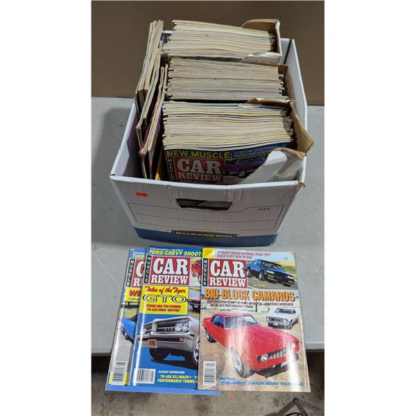 Box Lot VTG 1980s Car Review Car Magazines - Ford, Chevy, GTO & More