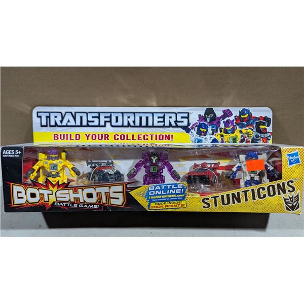 Hasbro Transformers Bot Shots Stunticons 5-Pack Battle Game Set