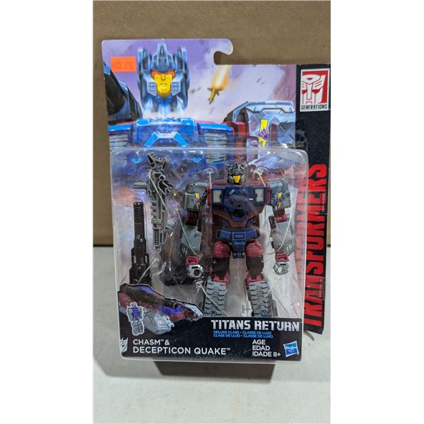 2017 Hasbro Transformers Titans Return Decepticon Quake & Chasm