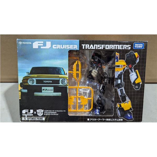 2013 Takara Tomy Toyota FJ Cruiser Transformers FJ Optimus Prime Yellow Version