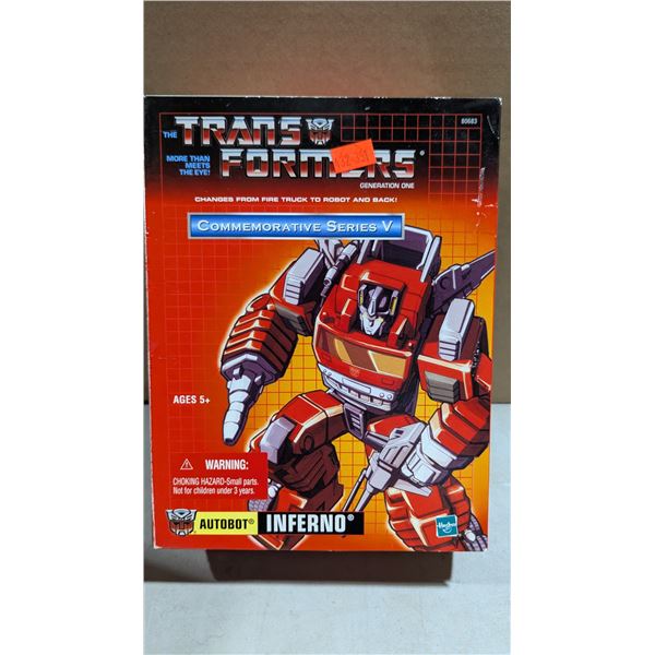 2003 Hasbro Transformers G1 Commemorative Series V Autobot Inferno