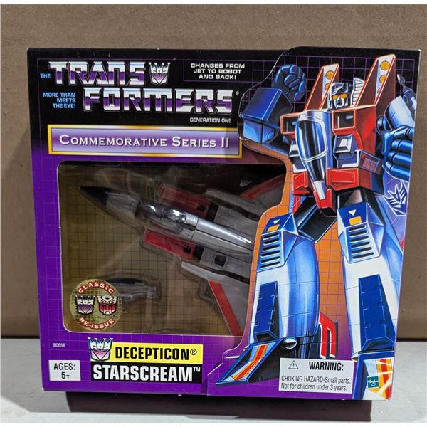 Transformers Decepticon Starscream Commemorative Series II
