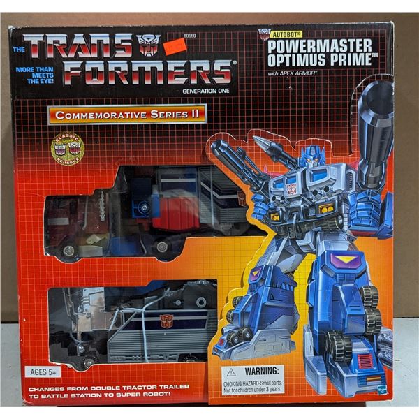 Transformers Powermaster Optimus Prime With Apex Armor Commemorative Series II