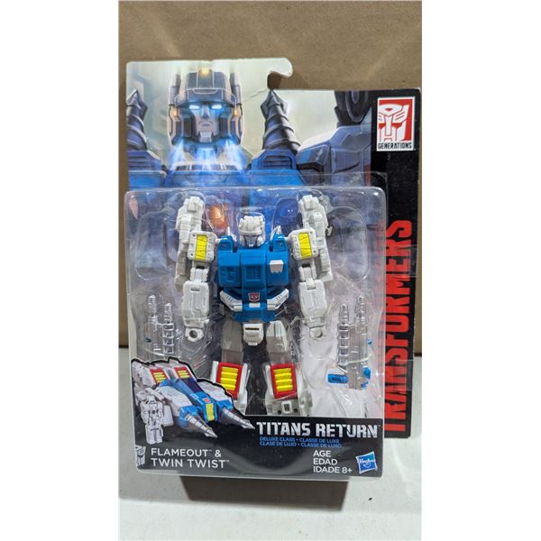 Transformers Titans Return Flameout & Twin Twist