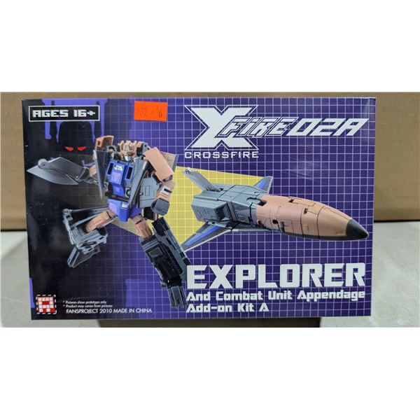 Transformers X Fire 02A Crossfire Explorer