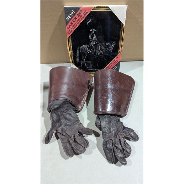 VTG Riding Gloves and Laser Art